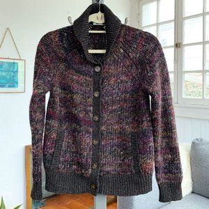 Madewell Wallace cardigan marled sweater